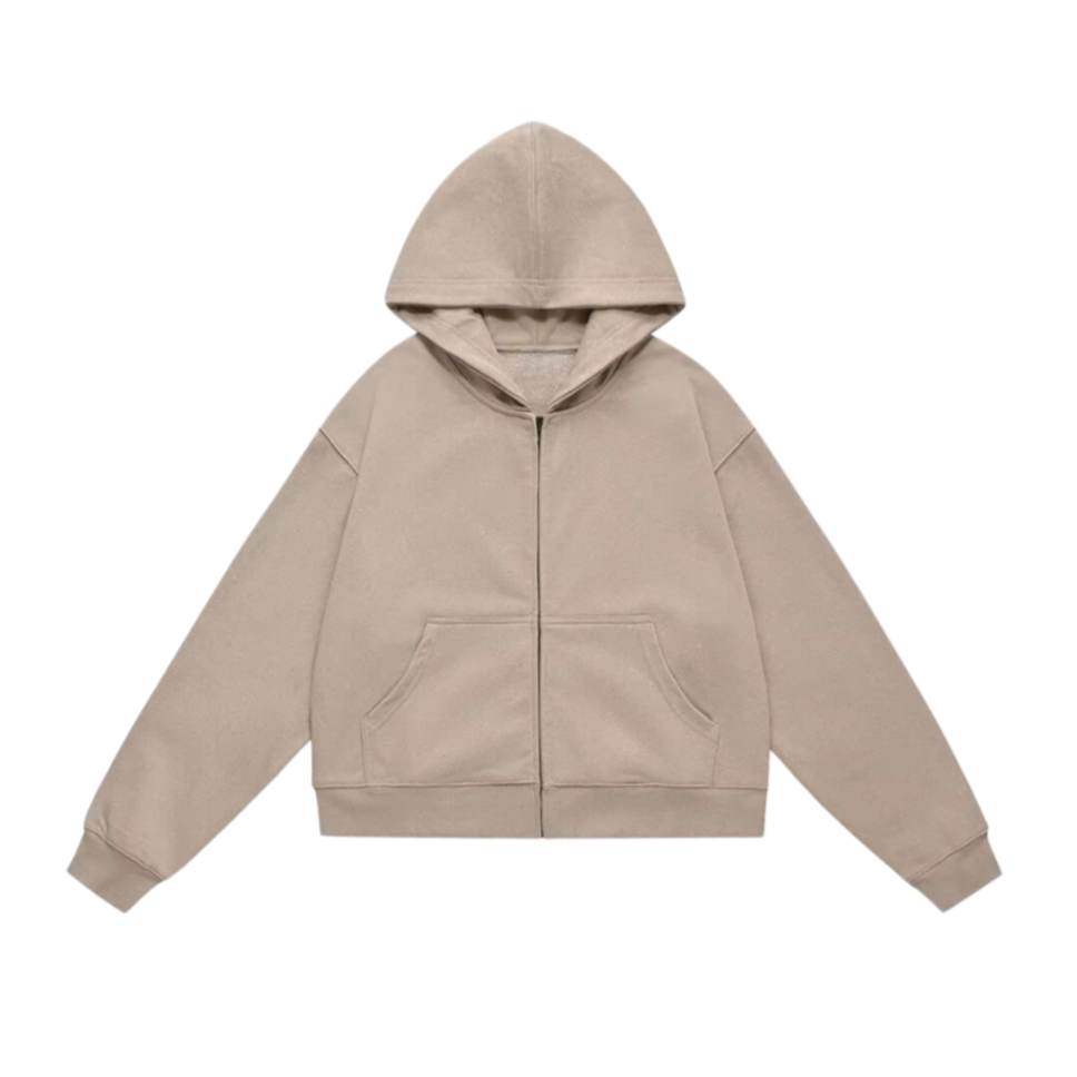 BLANK ZIP HOODIE