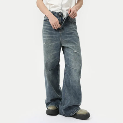 RIPPED BAGGY JEANS