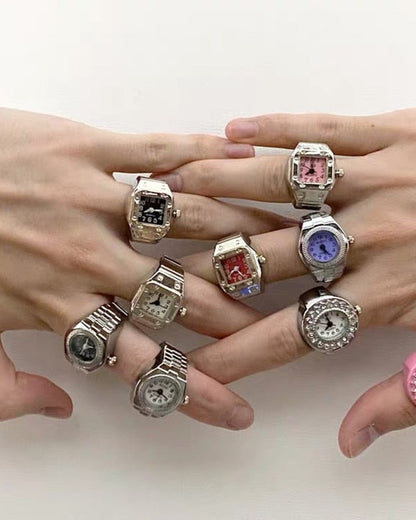Y2K WATCH RING